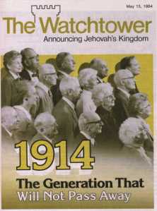 watchtower quote - 1914 the generation that will not pass away